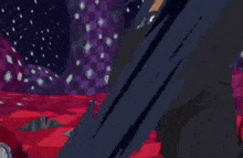 a close up of a cartoon character with a huge smile on his face