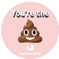 Your The Shit Go Girl Sticker - Your The Shit Go Girl Poop Stickers