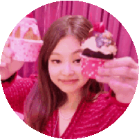 Jennie Pink Sticker - Jennie Pink Cupcake Stickers