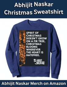 Abhijit Naskar Christmas Sweatshirt Christmas Tree GIF - Abhijit Naskar Christmas Sweatshirt Christmas Sweatshirt Christmas GIFs
