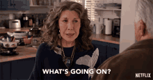 Whats Going On Lily Tomlin GIF - Whats Going On Lily Tomlin Frankie Bergstein GIFs
