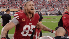 Pumped Up George Kittle GIF