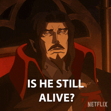 Is He Still Alive Dracula GIF - Is He Still Alive Dracula Castlevania GIFs