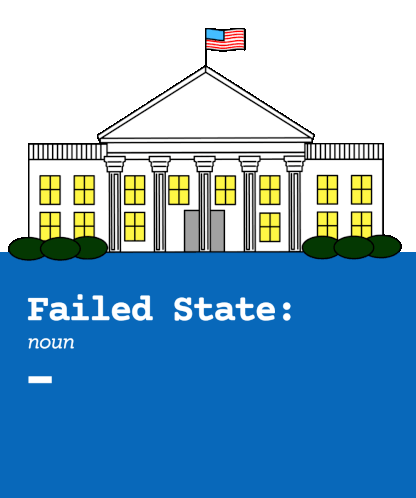 Failed State Trump Failure Sticker - Failed State Trump Failure Trump Fail Stickers