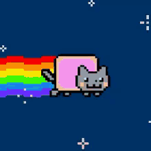 Cat Rainbow GIF - Cat Rainbow Happy GIFs