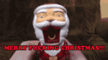 Merry Fucking Christmas Pez GIF - Merry Fucking Christmas Santa Pez Dispenser GIFs