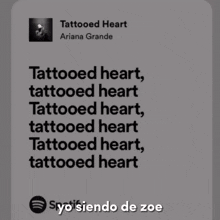 Ariana Grande Tattooed Heart Ariana Grande GIF - Ariana Grande Tattooed Heart Ariana Grande Yours Truly GIFs