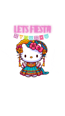 Hello Kitty Fiesta GIF - Hello Kitty Fiesta Mexican GIFs