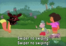 Dora No Swiping GIF - Dora No Swiping GIFs