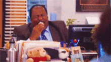 The Office Stanley Hudson GIF - The Office Stanley Hudson Laughing GIFs