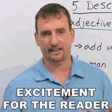 Excitement For The Reader Adam GIF