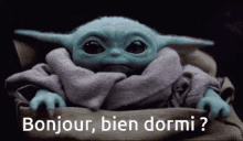 Baby Yoda Bonjour GIF - Baby Yoda Bonjour GIFs