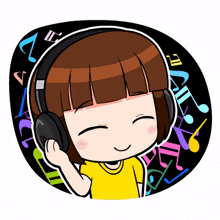 girl cute music excited happy