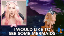 I Would Like To See Some Mermaids Wish GIF - I Would Like To See Some Mermaids Wish Meeting Mermaids GIFs