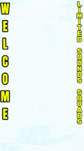 a poster that says welcome limited squad with a woman on it