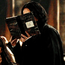 Snape Reading GIF - Snape Reading Wait GIFs