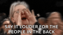 Louder Say It To The People GIF
