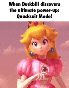 Duckbill Princess Peach GIF
