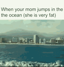 Ur Mom Tsunami GIF - Ur Mom Tsunami Fat GIFs
