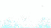 a blue and yellow block is floating in a blue liquid