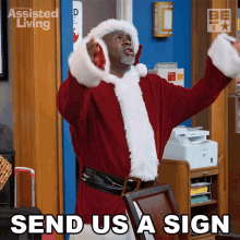 Send Us A Sign Mr Brown GIF - Send Us A Sign Mr Brown Assisted Living GIFs