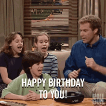Happy Birthday To You Will Ferrell GIF - Happy Birthday To You Will Ferrell Saturday Night Live GIFs