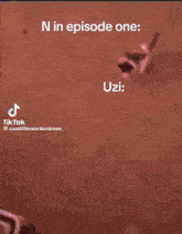 a blurred image of a cat with the caption n in episode one