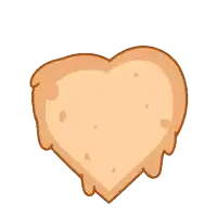 a cartoon illustration of a heart shaped object