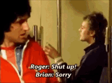 queen roger taylor brian may shutup