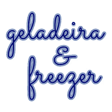 text logo design geladeira e freezer