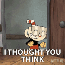 I Thought You Think It Was Funny Cuphead GIF - I Thought You Think It Was Funny Cuphead The Cuphead Show GIFs