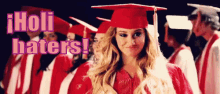 Un Saludo Para Los Que Dudaban De Que Me Fuese A Graduar GIF - Sharpay High School Musical Graduación GIFs