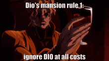 Dios Mansion Rule1 GIF - Dios Mansion Rule1 Jojo GIFs