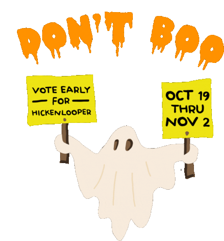 Dont Boo Spooky Season Sticker - Dont Boo Spooky Season Vote Early Stickers