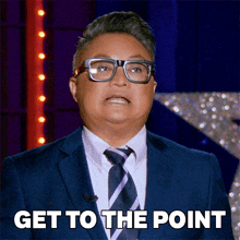 Get To The Point Alec Mapa GIF - Get To The Point Alec Mapa Rupaul’s Drag Race All Stars GIFs