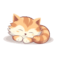 Goodnight Cat Sticker