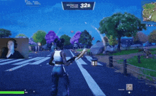 a video game screen shows a player waiting for players