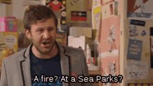 Roy The It Crowd Fire GIF - Roy The It Crowd It Crowd The It Crowd GIFs
