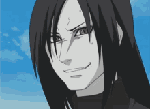 Naruto Orochimaru Pained Smile Stare GIF - Naruto Orochimaru Pained Smile Stare GIFs