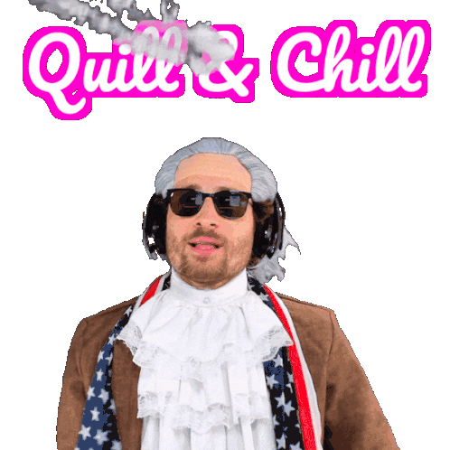 Benjammins Quill And Chill Sticker - Benjammins Quill And Chill Quill N Chill Stickers