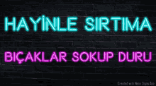Haynile Sirtima Bcaklar Sokup Duru GIF - Haynile Sirtima Bcaklar Sokup Duru Lights GIFs