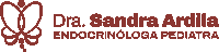a logo for dr. sandra ardila shows a heart