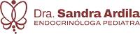a logo for dr. sandra ardila shows a heart