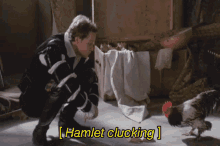 Hamlet Hamlet Clucking GIF - Hamlet Hamlet Clucking Rosencrantz And Guildenstern Are Dead GIFs