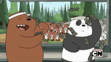 We Bare Bears Panda GIF - We Bare Bears Panda Grizzly GIFs
