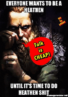 Heathen Cheap Talk GIF - Heathen Cheap Talk Jcroat GIFs