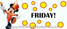 Friday Mickey Mouse GIF - Friday Mickey Mouse Disney GIFs