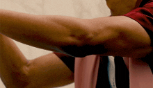 a close up of a person 's arm with a few bruises on it