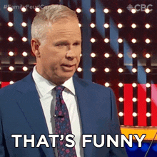 That'S Funny Gerry Dee GIF - That'S Funny Gerry Dee Family Feud Canada GIFs