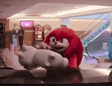 Knuckles Eating Turning Around Knuckles Turning Around GIF - Knuckles Eating Turning Around Knuckles Turning Around Knuckles Eating Interrupted GIFs